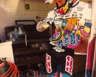 Vintage 90s AXO Sport Com 3 Longleeve | Axo Sport Motocross Vintage 90s AXO Sport Com 3 Longleeve | Axo Sport Motocross