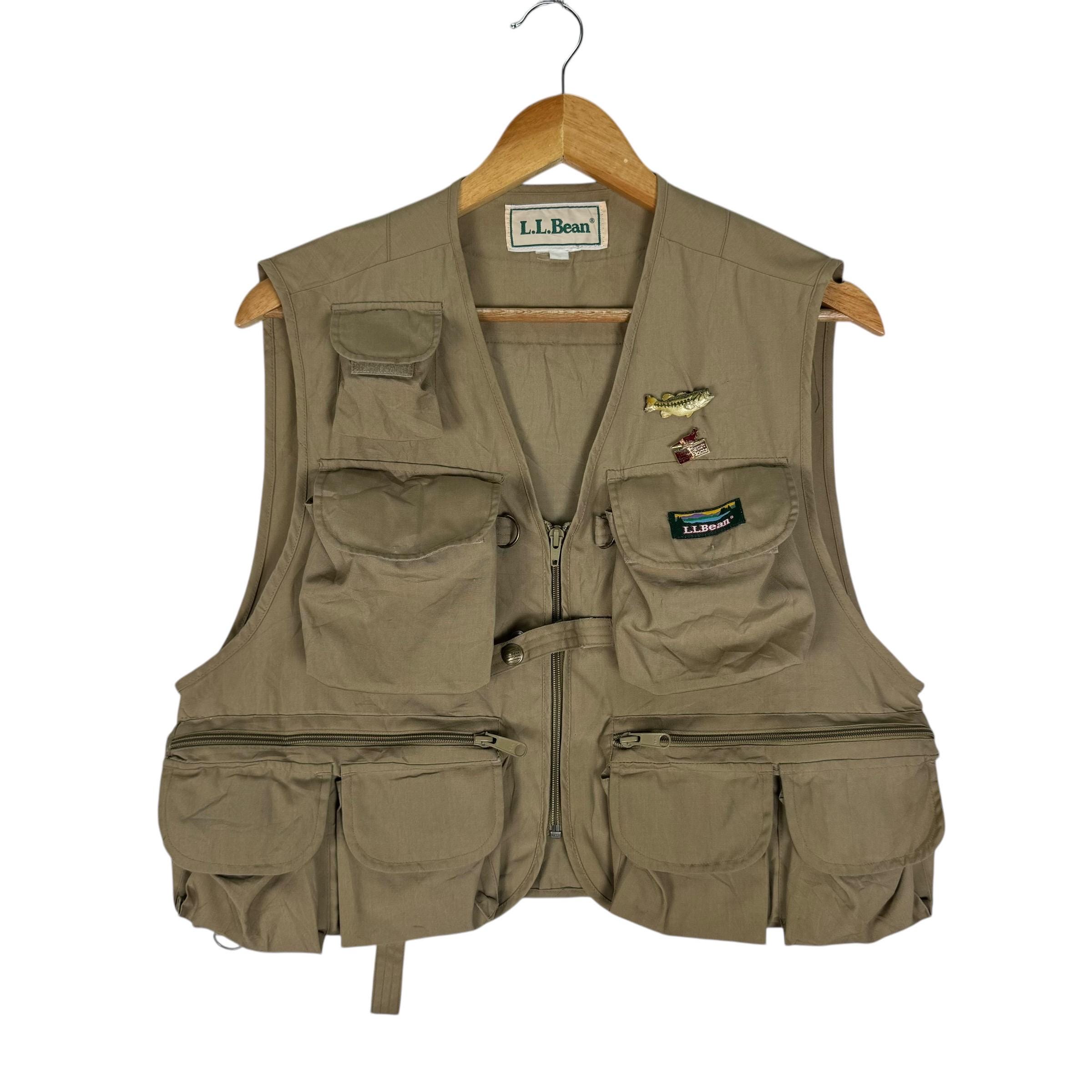 ウェア vintage L.L. bean fishing vest dg Vtg LL Bean Fly Fishing Vest XL Ran Khaki NWT New NOS | eBay