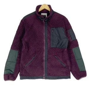 Undercover x Uniqlo Fleece Jacket: Deep Pile, Retro Purple - Medium