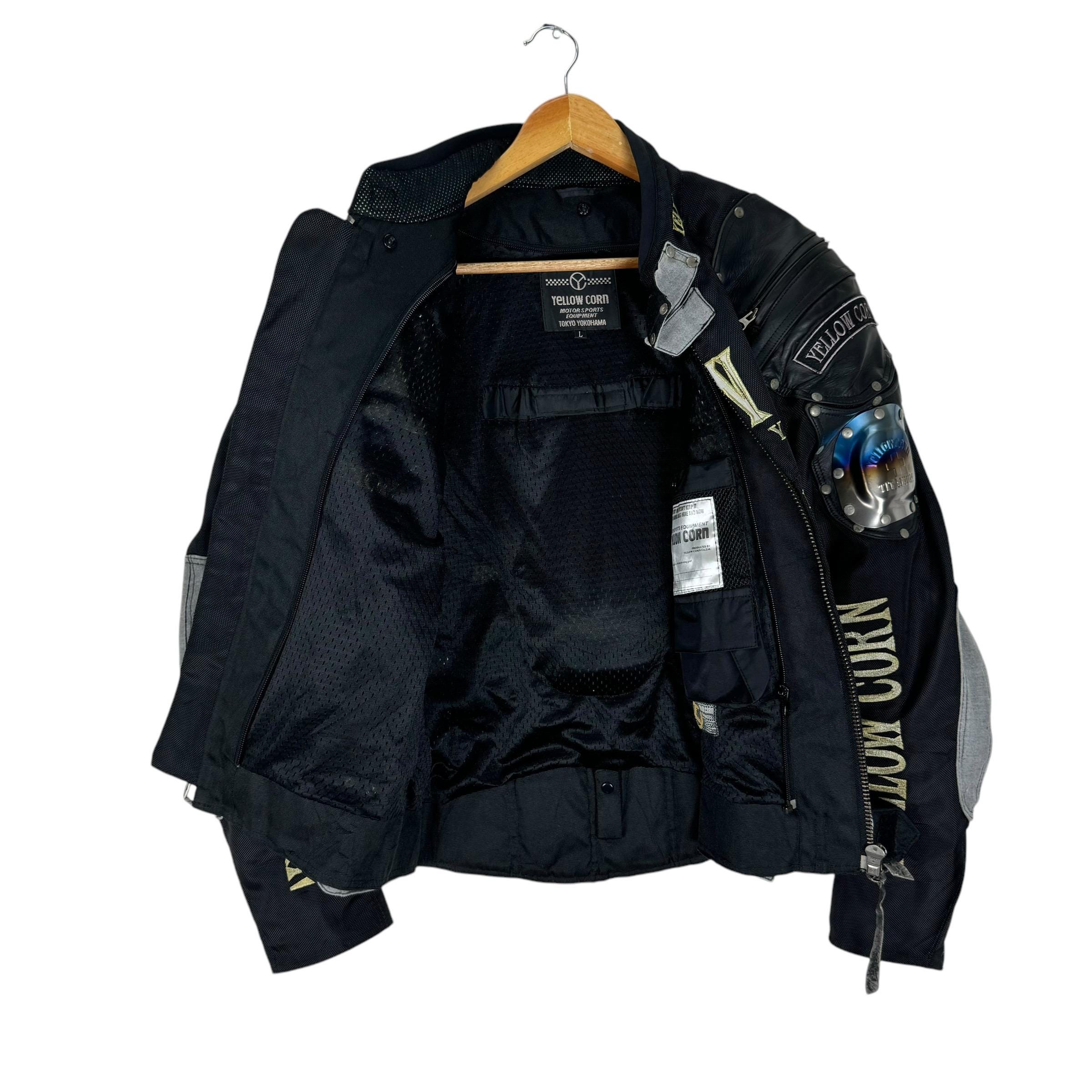 90年代ヴィンテージ イエローコーン レーシングジャケット：NHRA