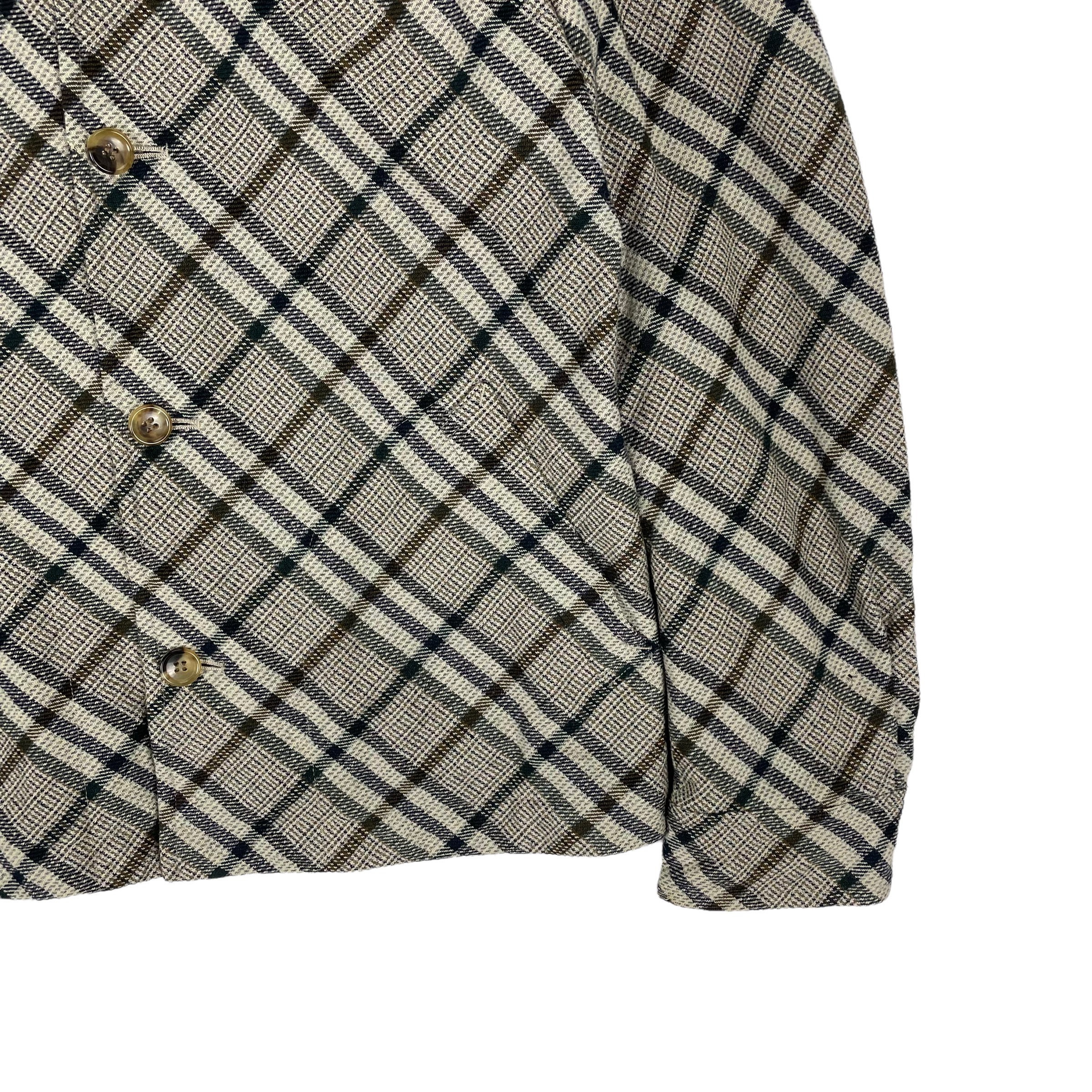 Vintage 90s COMME Des GARCON Homme Plus Plaid AW97 Jacket Style 