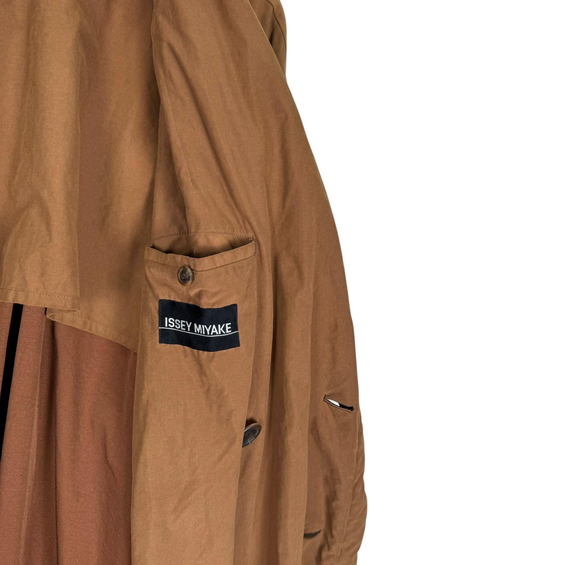 Issey Miyake Double Breasted Overcoat: Vintage Japan Designer