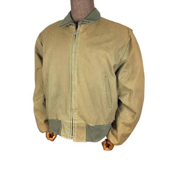 Vintage 70s I Spiewak Sons Type T1 Tanker Bomber Jacket - Size ( L