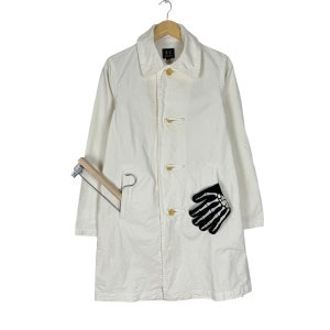 45U / min Japan BC Militär Kiro Hirata Kapital Parka Lange Jacke Weiße Farbe Japanische Marke Größe Medium