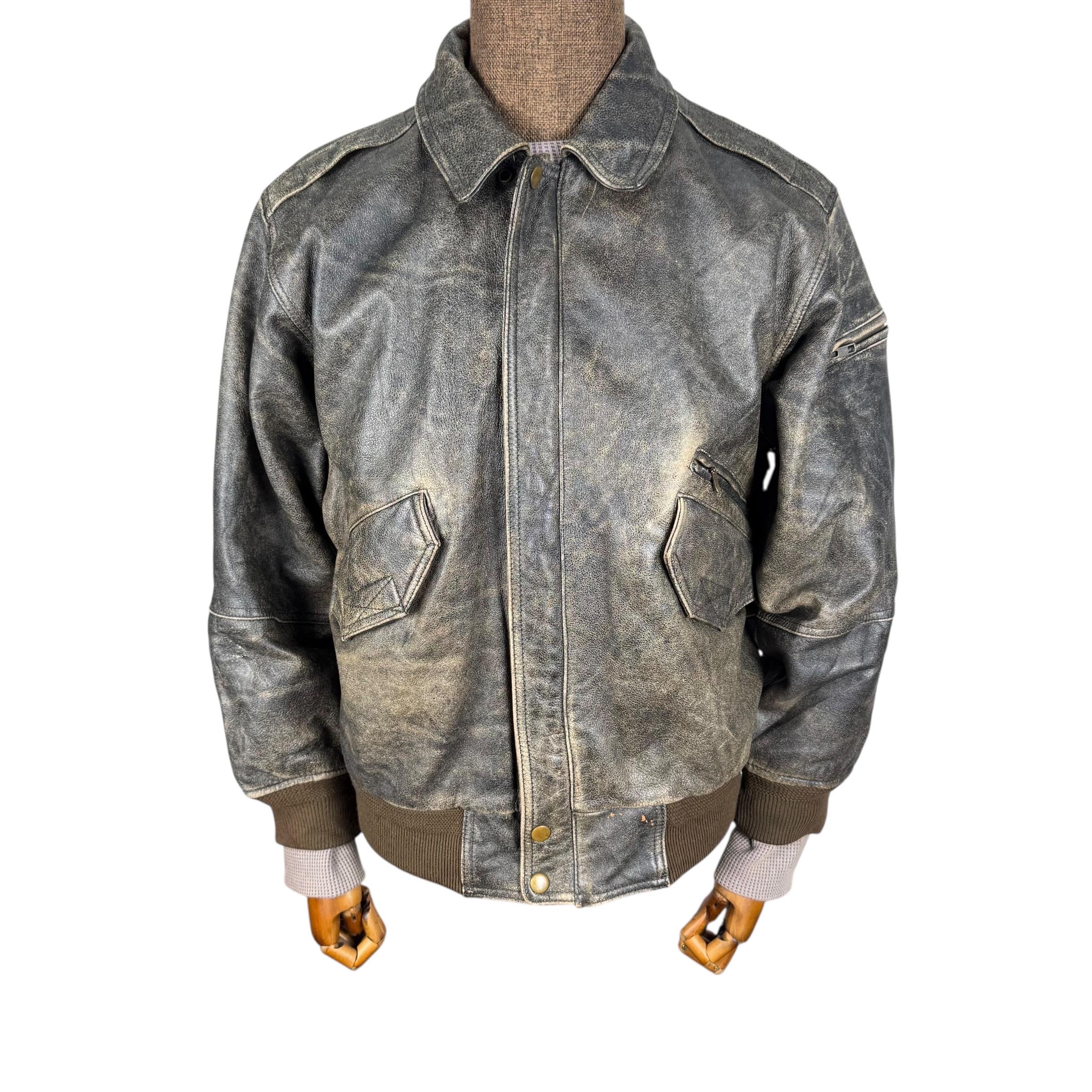 ジャケット・アウター Vintage Wind Armor Lamb Leather Jacket Wind armor leather jacket - Gem