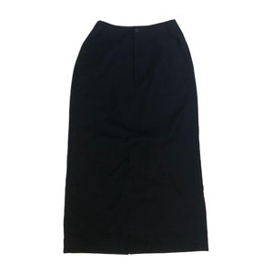Vintage 90s COMME DES GARCONS Skirt Long Japanese Brand Fashion Designers Women Wool Saiz Small Made In Japan