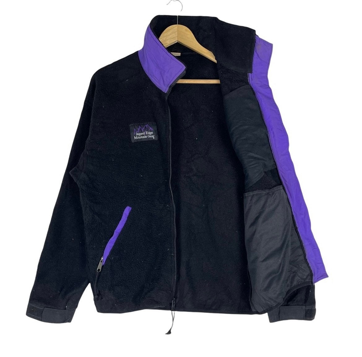 Jagged Edge Mountain Gear フリース ブラック USA製 Jagged Edge Mountain Gear フリース ブラック USA製
