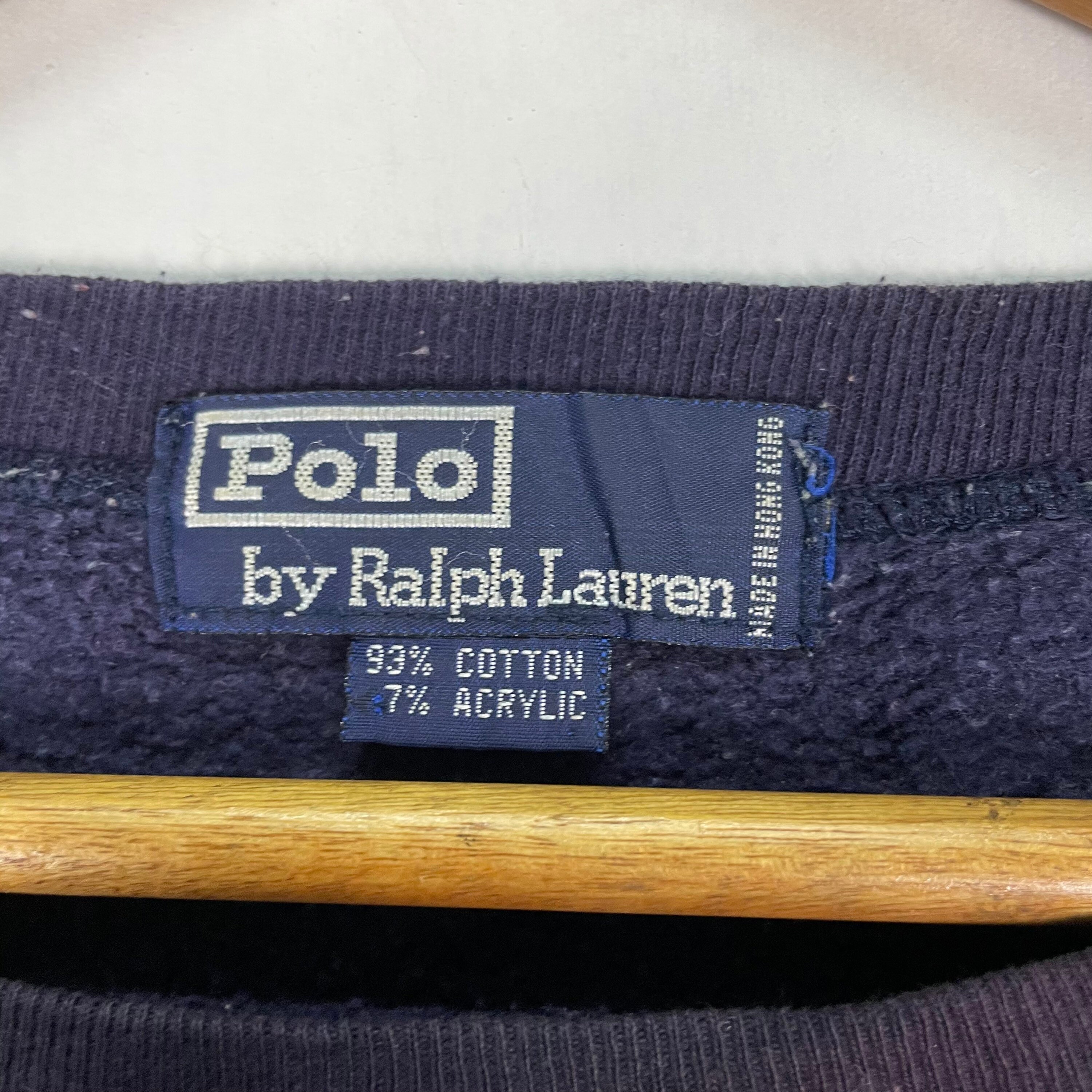 Vintage 90s Polo Bear Sweatshirt by Ralph Lauren Crewneck Navy - Etsy