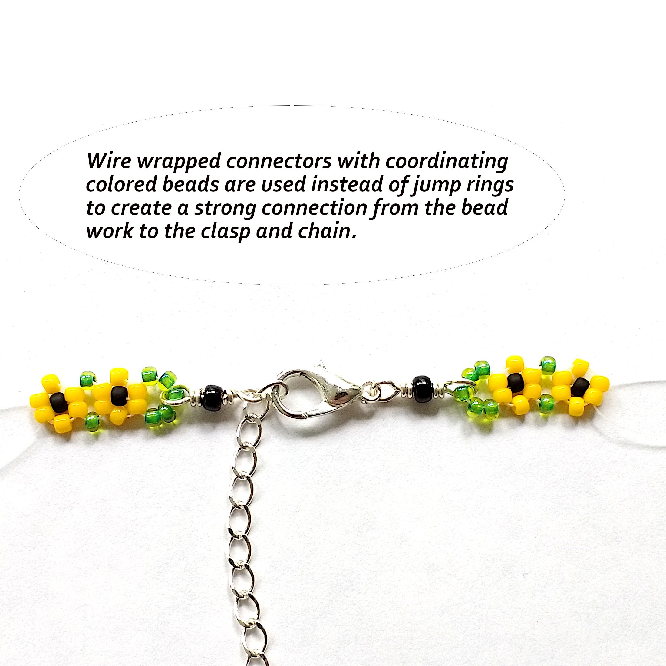 Bulk Daisy Flower Trio Seed Bead Bracelet - Choose Your Favorite String Color! 500 Bracelets (-50%)