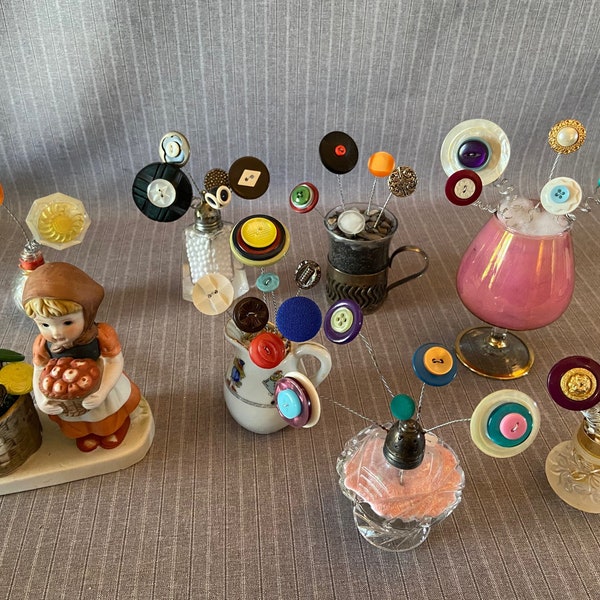 Button Bouquet - Etsy