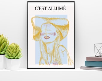 It's On - Downloadable Print | Statement Art | Simple Designs | Gallery Wall