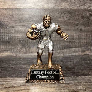 Fantasy Football Beast Trophy Custom FFL Trophy Custom Engraved Fantasy Football Trophy FFL Winner League Champion Champ Award