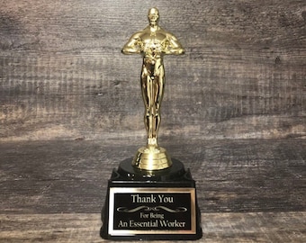 Trofeo al mejor novio del mundo, regalo de San Valentín, premio al logro, trofeo personalizado, empleado personalizado del mes.