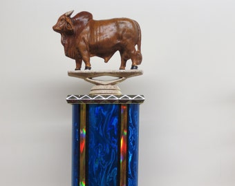 Trophée drôle Trophée No Bull Trophée BS Trophée Conneries Trophée Taureau Cadeau bâillon Trophée Bullshitter Trophée Brahma Bull FFL Loser Sports