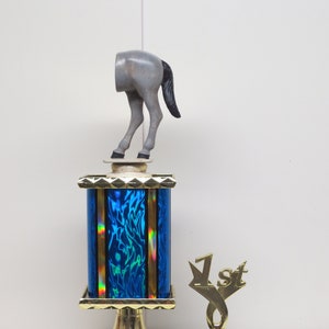 Funny Trophy Jack Ass Horse&#39;s Ass Horse&#39;s Rear Biggest Ass Award Fantasy Football League LOSER Trophy FFL Last Place Fantasy Funny Award