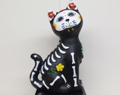 Halloween Trophy Trophies Day of the Dead Sugar Skull Cat Dia De Los Muertos Costume Contest Pumpkin Carving Contest Trophy Halloween Decor