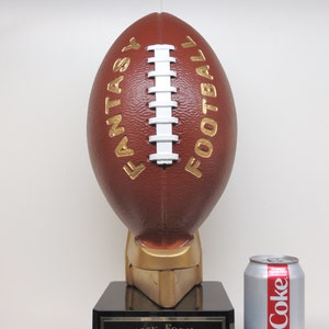FFL Trophy Fantasy Football League Trophy 17&quot; Champion Champ Trophy Full Sized Football League Sports Award Winner FREE Engraving