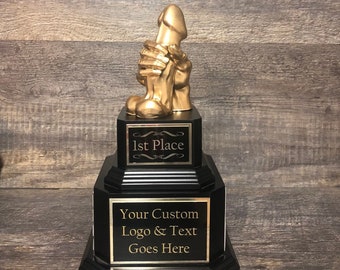 Golden Dick Wiener Pecker Award Trophy