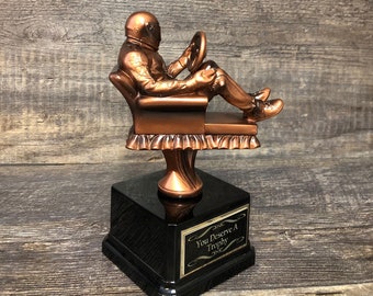 Car Show Trophy Racing Trophy 8&quot; Motorsport Trophy Silver Piston Mechanic Award Best In Show Best Car Award Participant Trophy