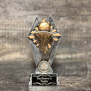 Basketball Trophy Award Basketball Madness 7" Trophy FBBL FBL Fantasy Basketball League Bracket Champion Winner Team Participation Award