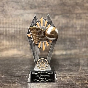 Volleyball Tournament Trophy League Champion Trophy Bragging Rights Best Score Achievement Award Beach Volleyball You Deserve A Trophy
