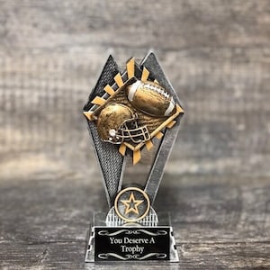 Fantasy Football Trophy FFL Football Champion Winner Fantasy League Champion Custom Trophy Sports Award  Fantasy Football Trophy FFL Trophy