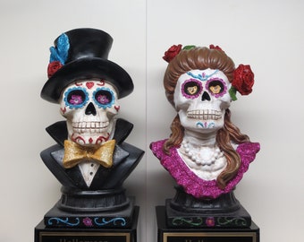 Halloween Trophy Couple Costume Day of the Dead Trophy Skeleton Scariest Costume Trophy Contest Dia De Los Muertos Winner Halloween Decor