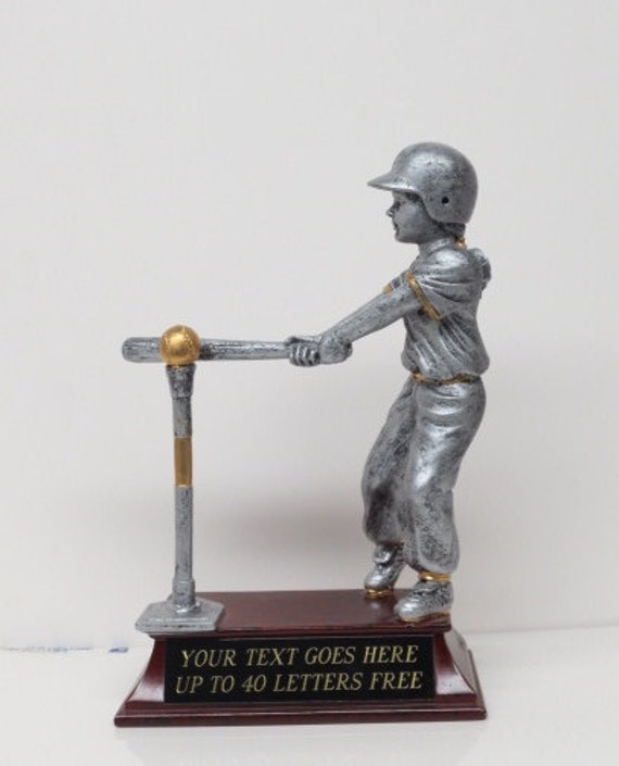 Mini Motion Baseball Trophy â€ Custom Engraved 5 Inch Award