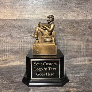 Trofeo Perpetual Fantasy Football League Poltrona Quarterback Trofeo FFL Trofeo Migliori statistiche del campione di calcio Vincitore del premio Football League