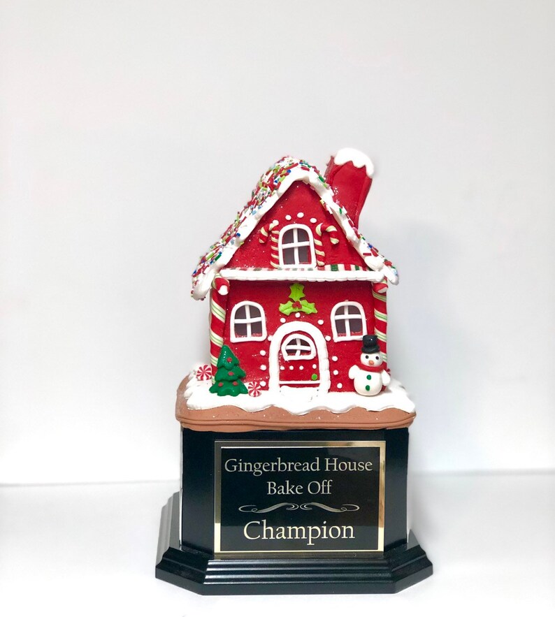 XL Gingerbread House Trophy Perpetual Christmas Cookie - Etsy