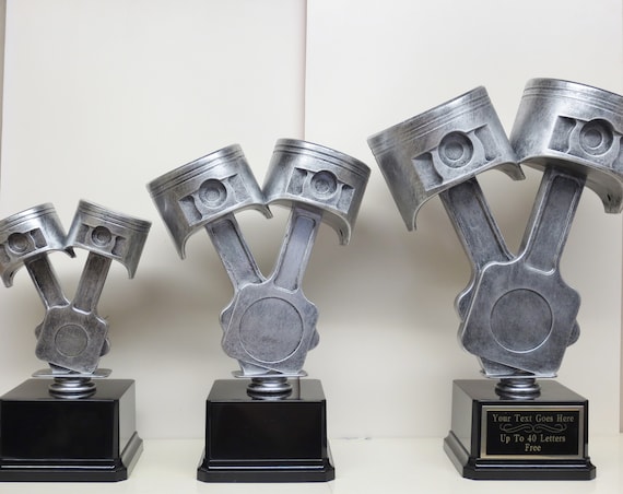Sierra Classic Motorsport Piston Real Wood Trophy | Trophy Monster