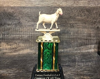 Grappige trofee GEIT-trofee Greatest of All Time Award-trofee handgeschilderde Top Sales Motivational Achievement Award gepersonaliseerde winnaar