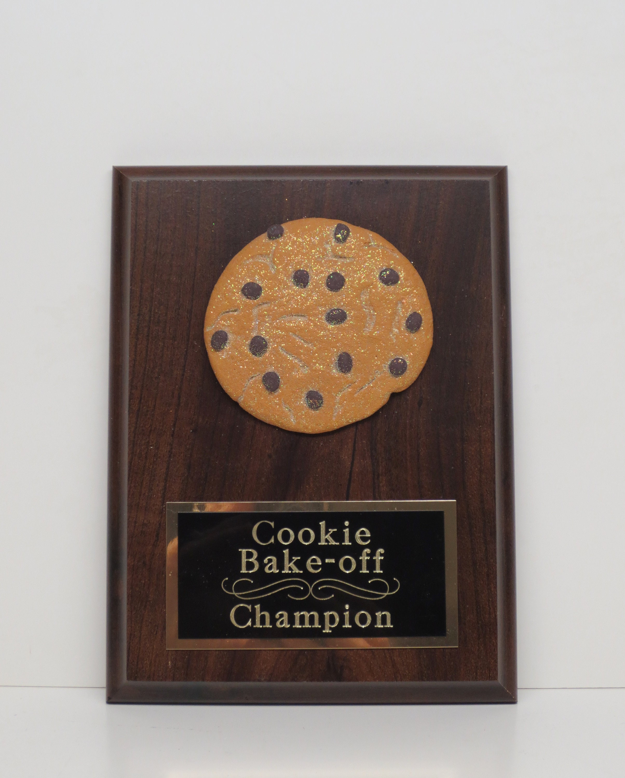 Cookie Bake Off Trophy 5 x 7 Placa Galleta con chispas de Etsy España