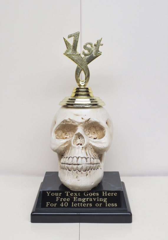 Halloween Trophy Trophies Best Costume Contest Winner Scariest Etsy