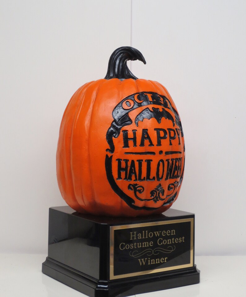 Halloween Trophy Trophies Best Costume Contest Pumpkin Carving | Etsy