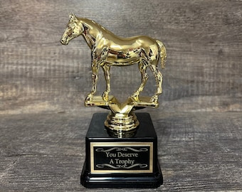 Horse Trophy Equestrian Quarter Horse Best In Show Award Derby Cup Trophy Riding Equestrian Horseback