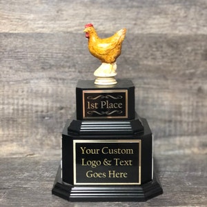 BBQ Trophy Perpetual Competition Cook Off Champion Trophy Best BBQ Trophy Best Chicken Trophy Best Wings Trophy Wing Eating Award Winner