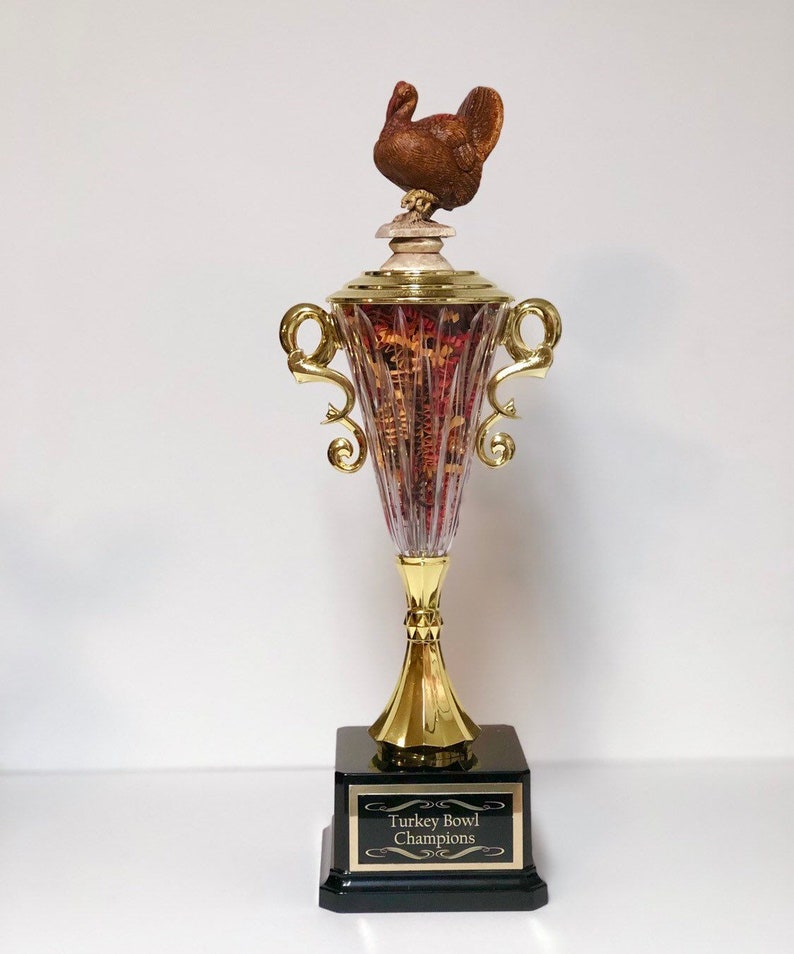 Turkey Bowl Winner Fantasy Football League Loser Trophy Award Etsy