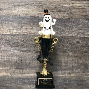 Halloween Trophy Pumpkin Carving Contest Winner Costume Contest Dangle Leg Ghost Halloween Decor Jack O Lantern Trunk Or Treat Pumpkin