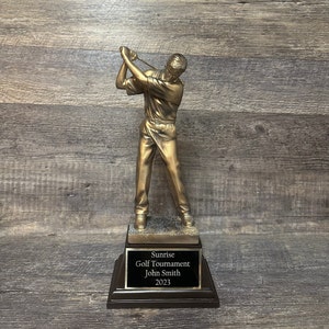 Large Golf Trophy Classice Golf Tournament Trophy Charity Event Trophy Hole In One Under Par Bragging Rights Best Score Guys Weekend Trip
