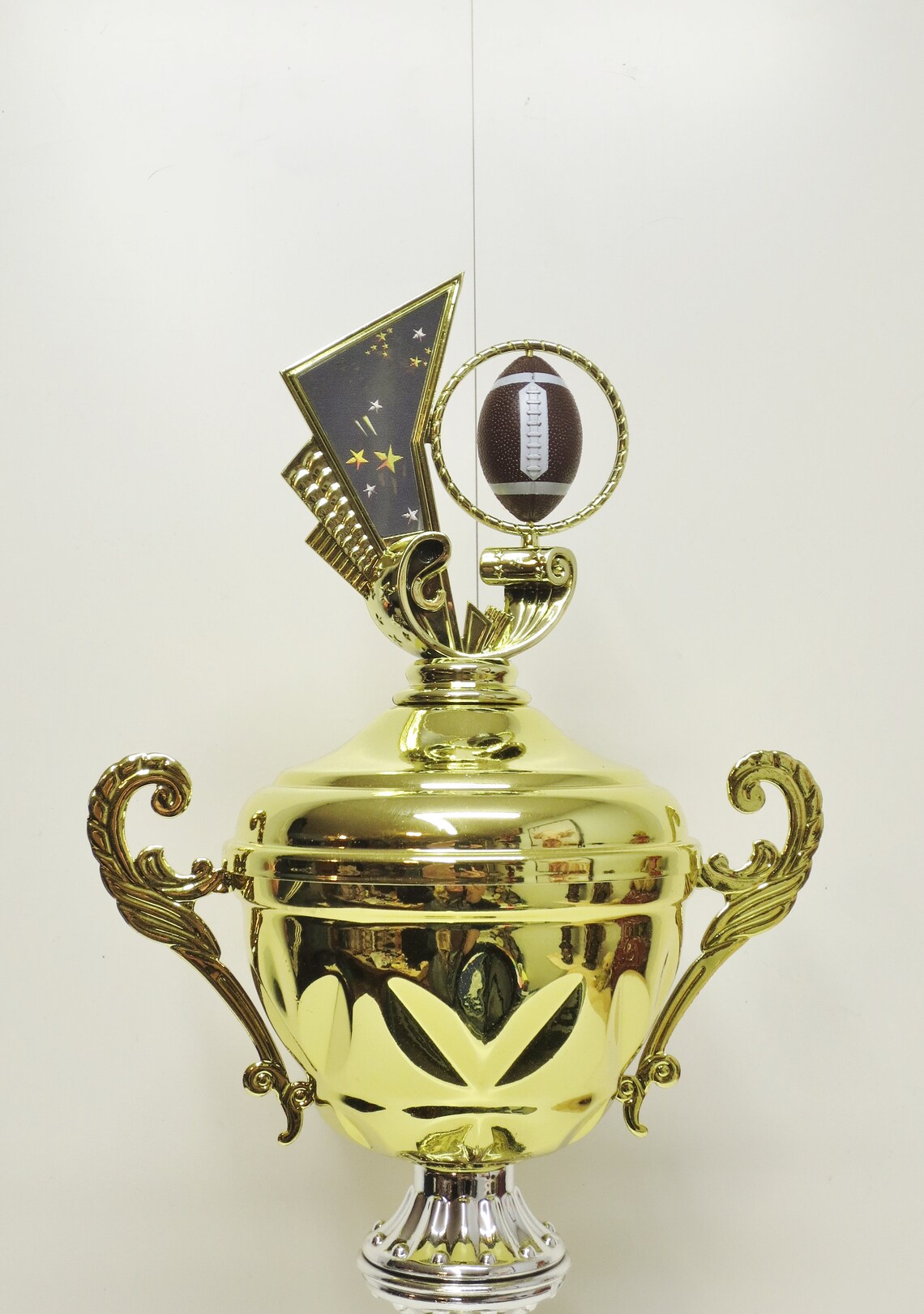 FFL Trophy Fantasy Football League Trophy 16 Metal Etsy