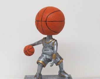 Basketball Trophy Madness Trophy Fantasy Basketball Rookie Jr League Kids Basketball Trophy Award Bobble Head Trophy FREE ENGRAVING