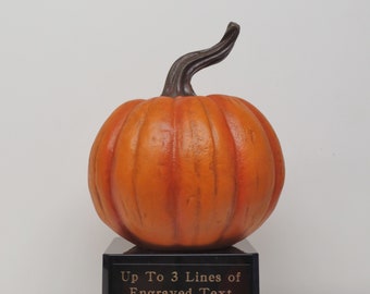 Halloween Trophy Costume Contest Winner Pumpkin Carving Contest Detailed Pumpkin Trophy Jack O Lantern Trophy Trunk or Treat Halloween Decor