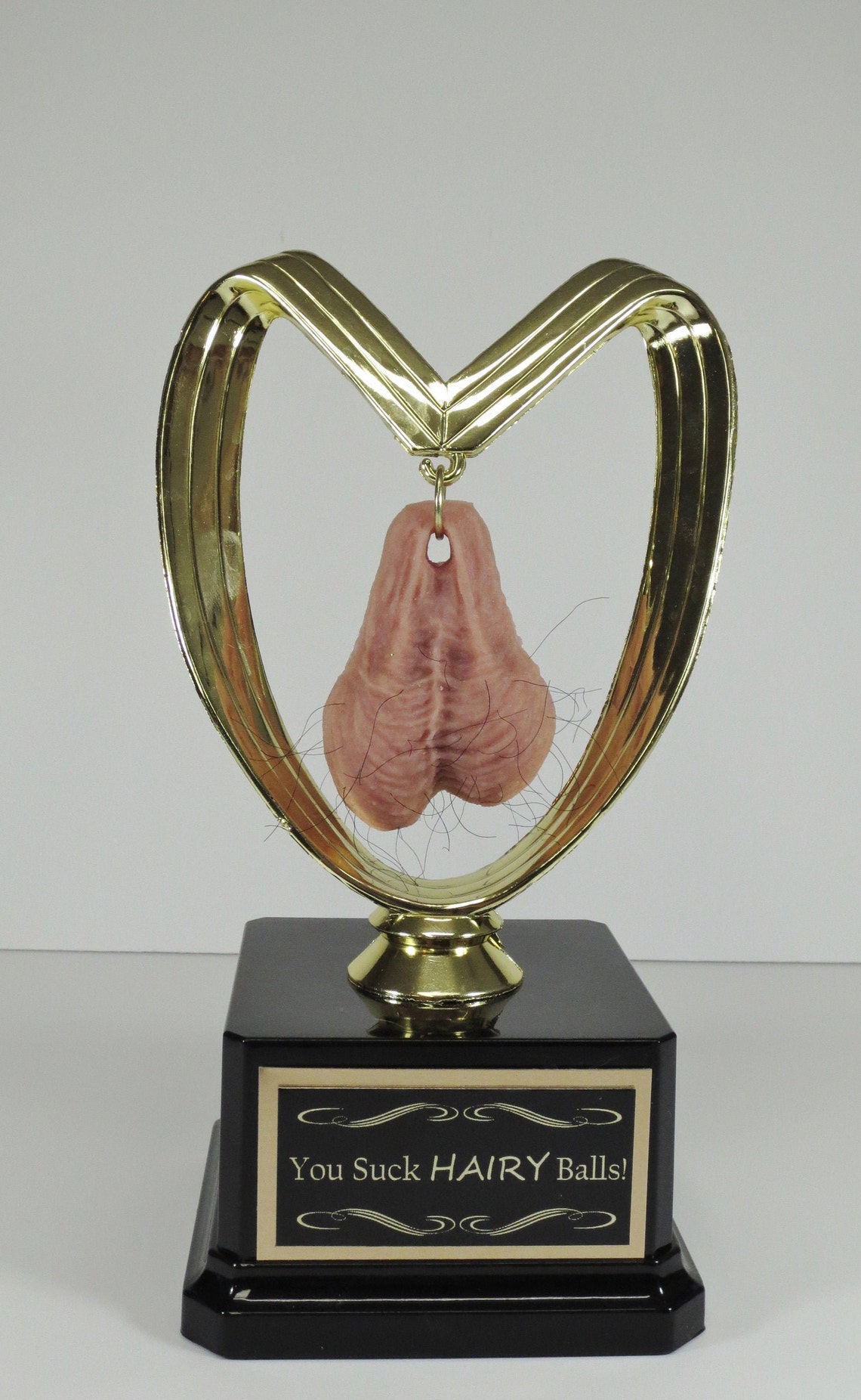 You Suck Hairy Balls Funny Trophy Loser Trophy Last Place Etsy 