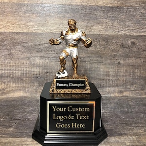 Soccer Trophy Championship Fantasy Soccer / Football Beast Trophy 6 or 12  Perpetual Trophy League Winner Fantasy Award Trophy