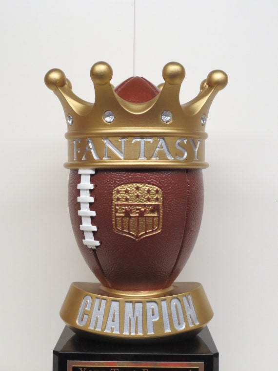 The Goat FFL Champion First Place Winner Award for League Awards4U 13” Custom Fantasy Football Trophy 2021 Customize Now! Engraved Plate Included 