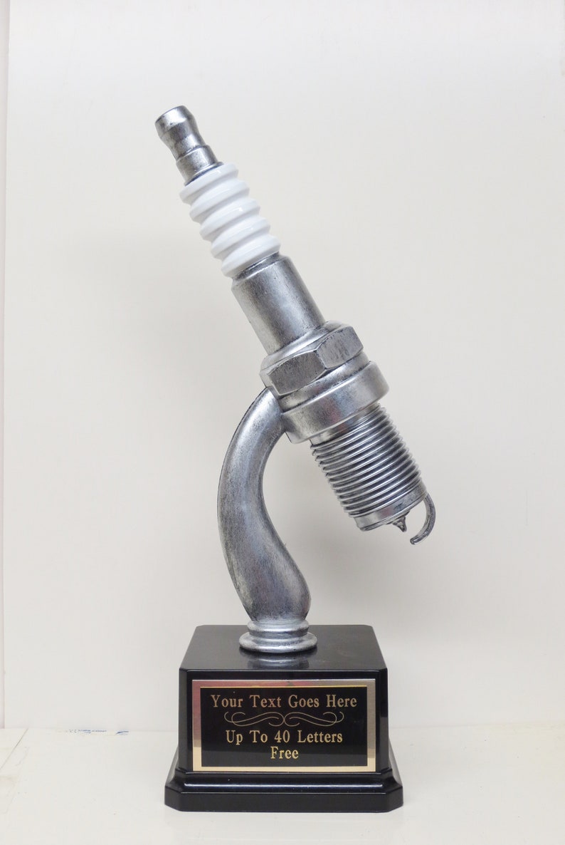 Car Show Trophy 12 Spark Plug Hot Rod Trophy Plastic Etsy
