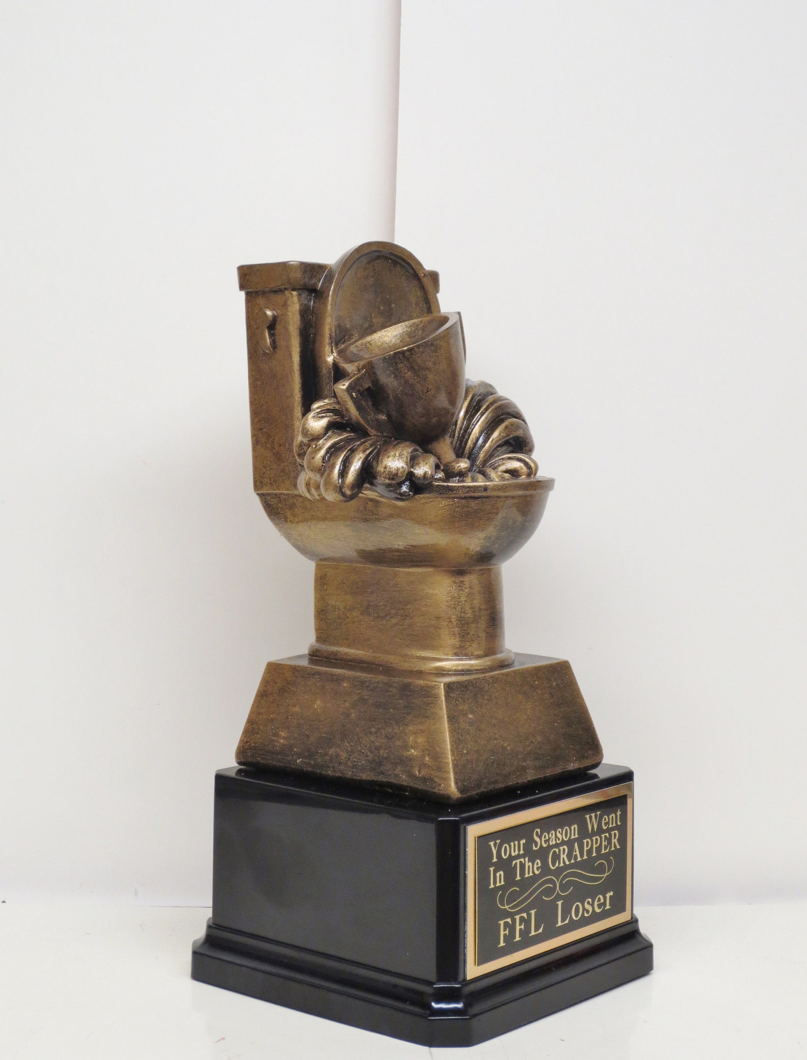 Fantasy Football League LOSER Trophy FFL Last Place Crappy Etsy