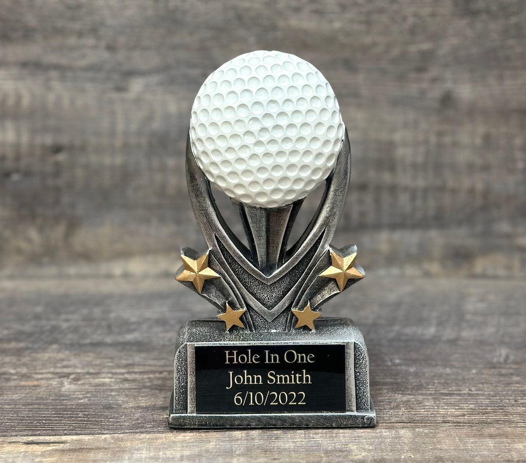 Golf Trophy Hole in One Trophy Tournament Trophy Classic Golf Charity