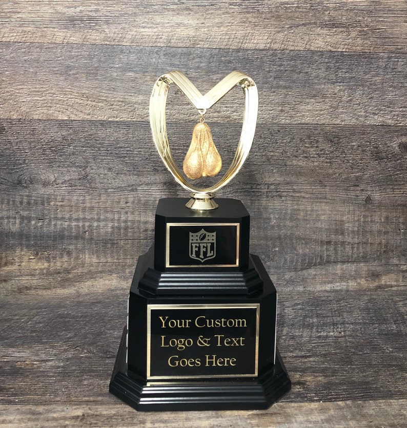 GOLDEN Balls Fantasy Football Loser Trophy Perpetual You Suck Etsy